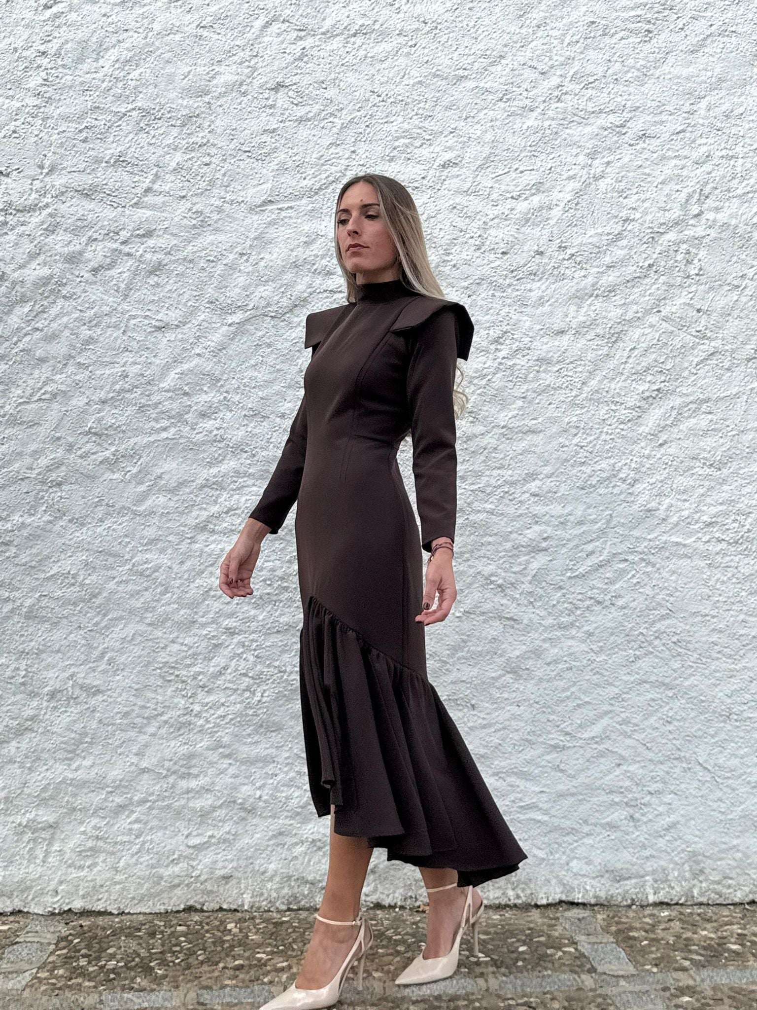 Vestido Rocroi | Marrón | Última Ud Talla L