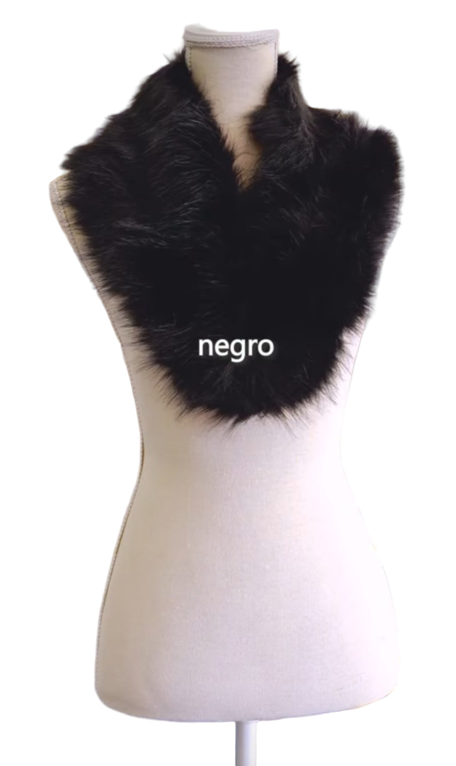 Col en fausse fourrure | Différentes couleurs