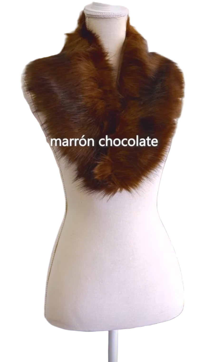Col en fausse fourrure | Différentes couleurs