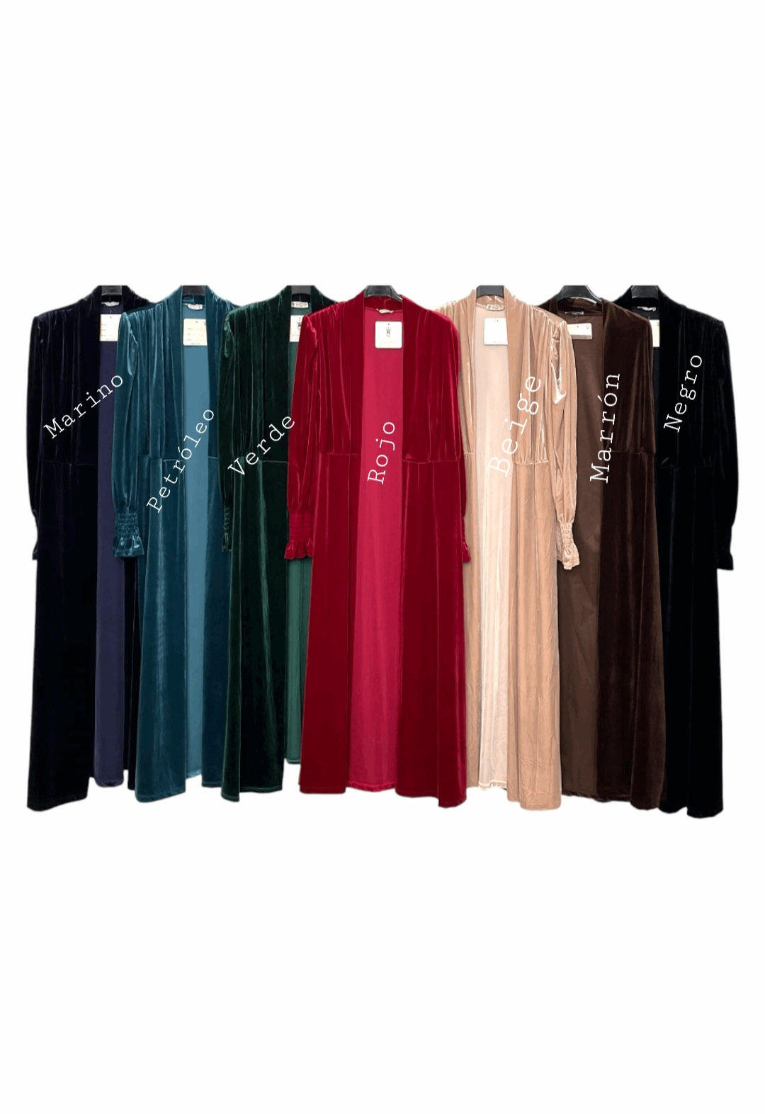 Kaftan Terciopelo | Abrigo | Varios Colores