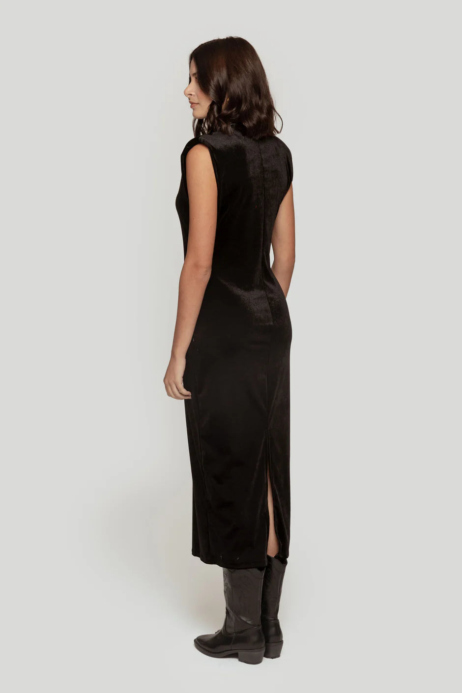 Vestido Eventos Navidad | Cenas y Comidas | Negro | Terciopelo