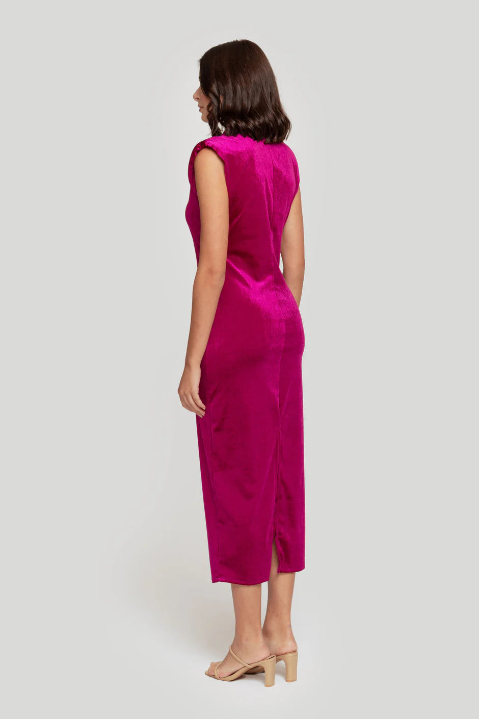 Vestido Eventos Navidad | Cenas y Comidas | Rosa | Terciopelo