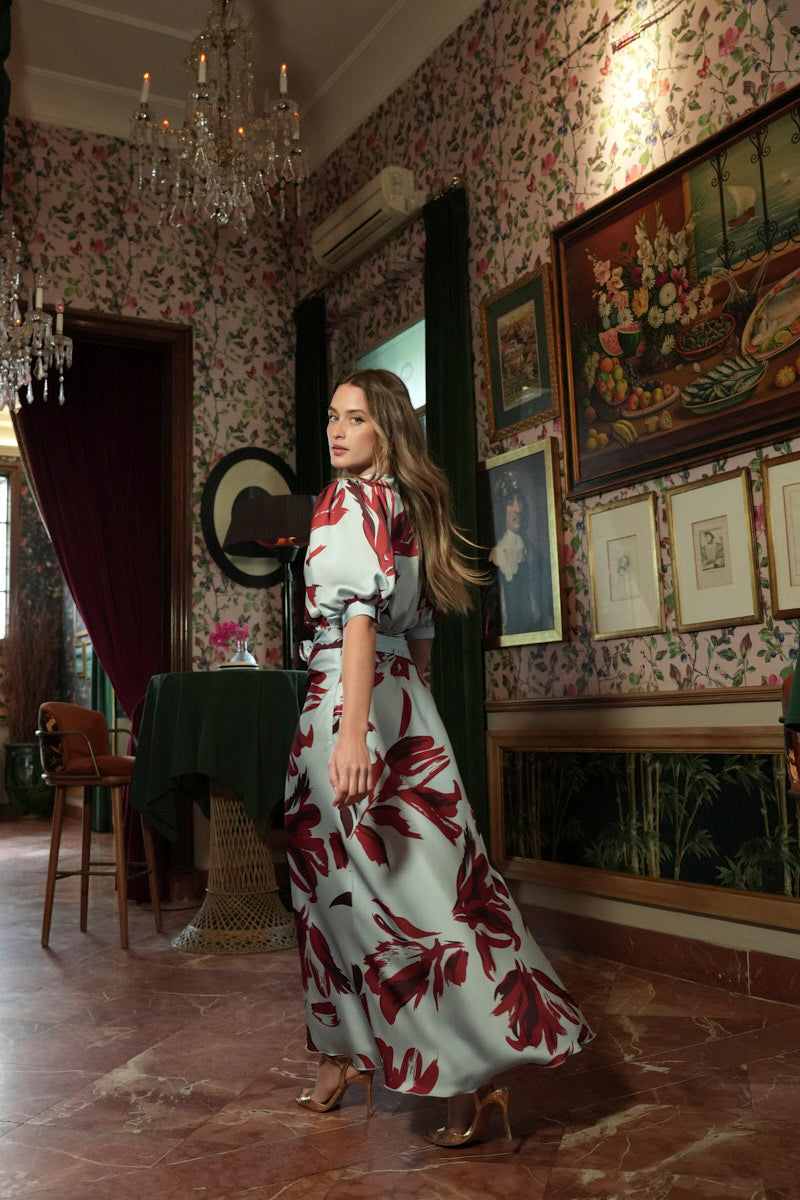 Vestido Graduación | Invitada | Estampado | Liguria