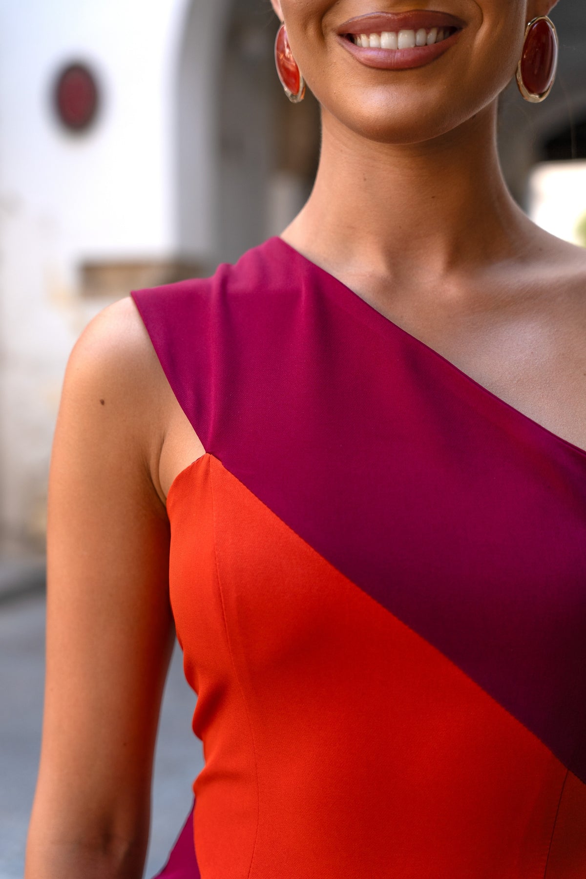 Vestido Toscana | Asimétrico | Bicolor
