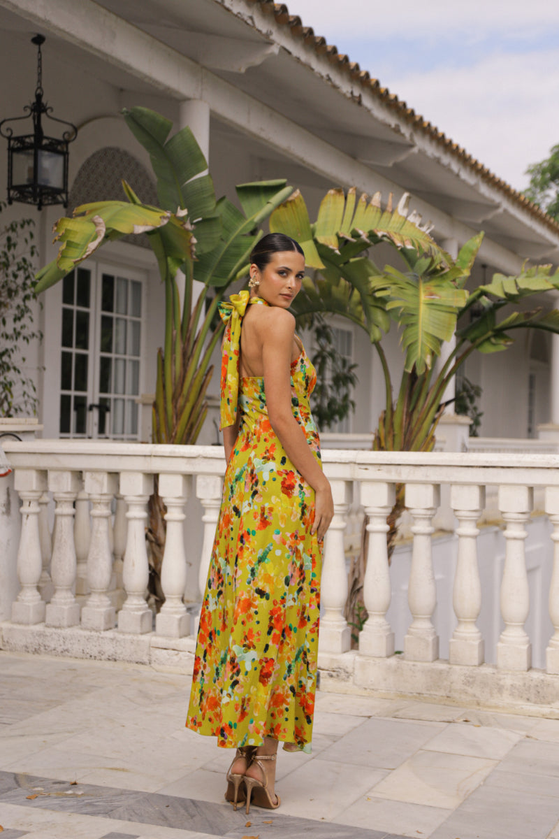 Vestido Amour | Eventos | Estampado Multicolor