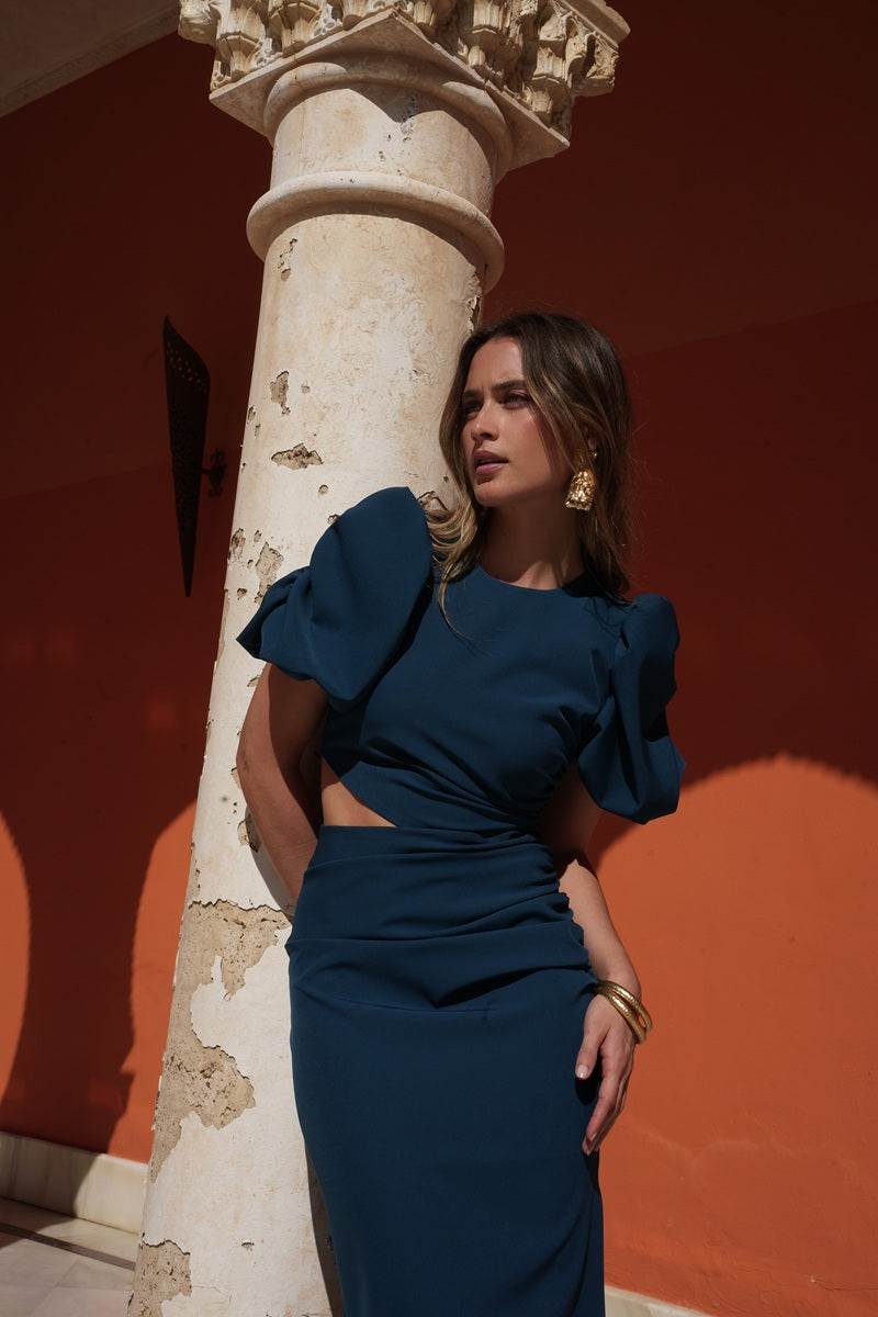 Vestido Amberes | Invitada | Graduación | Azul