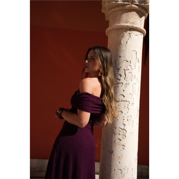 Vestido Saint Claire | Invitada | Graduación | Burdeos