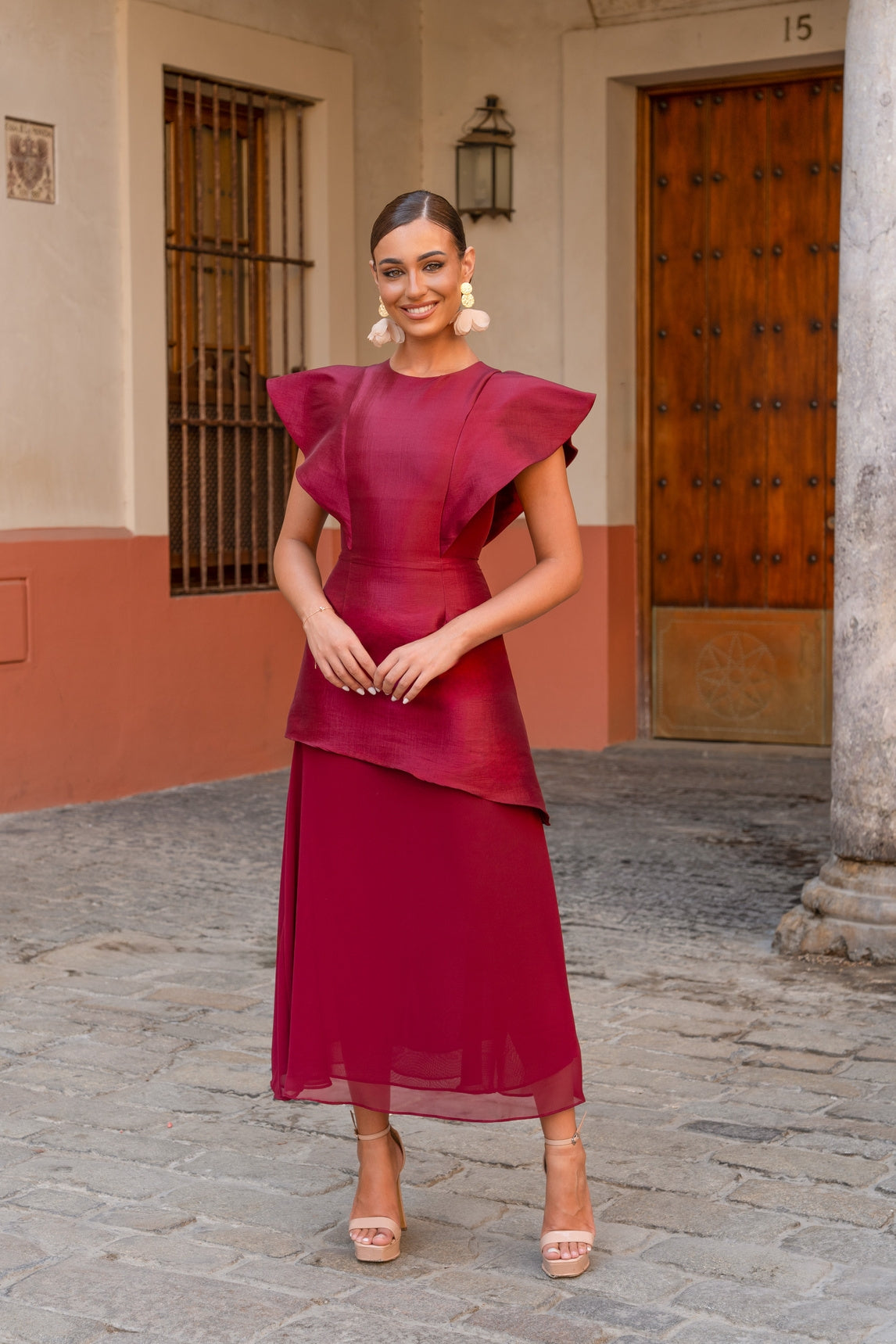 Vestido Saint Claire | Solapas | Gasa