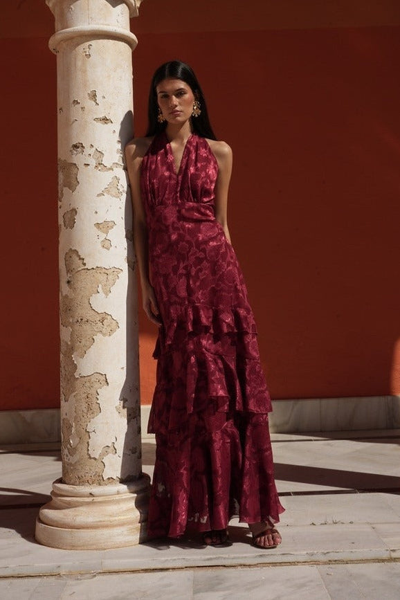 Vestido Garnier | Invitada | Volantes | Teja