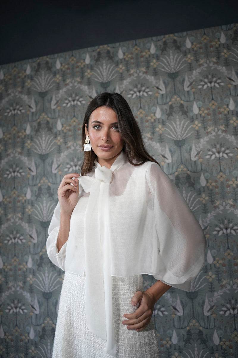 Vestido Madre Comunión | Chanel y Gasa | Crudo | Blois| Última talla M