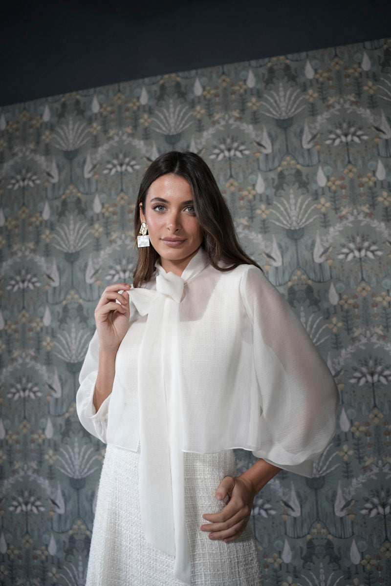 Vestido Madre Comunión | Chanel y Gasa | Crudo | Blois