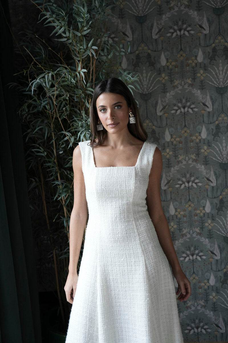 Vestido Madre Comunión | Chanel y Gasa | Crudo | Blois| Última talla M